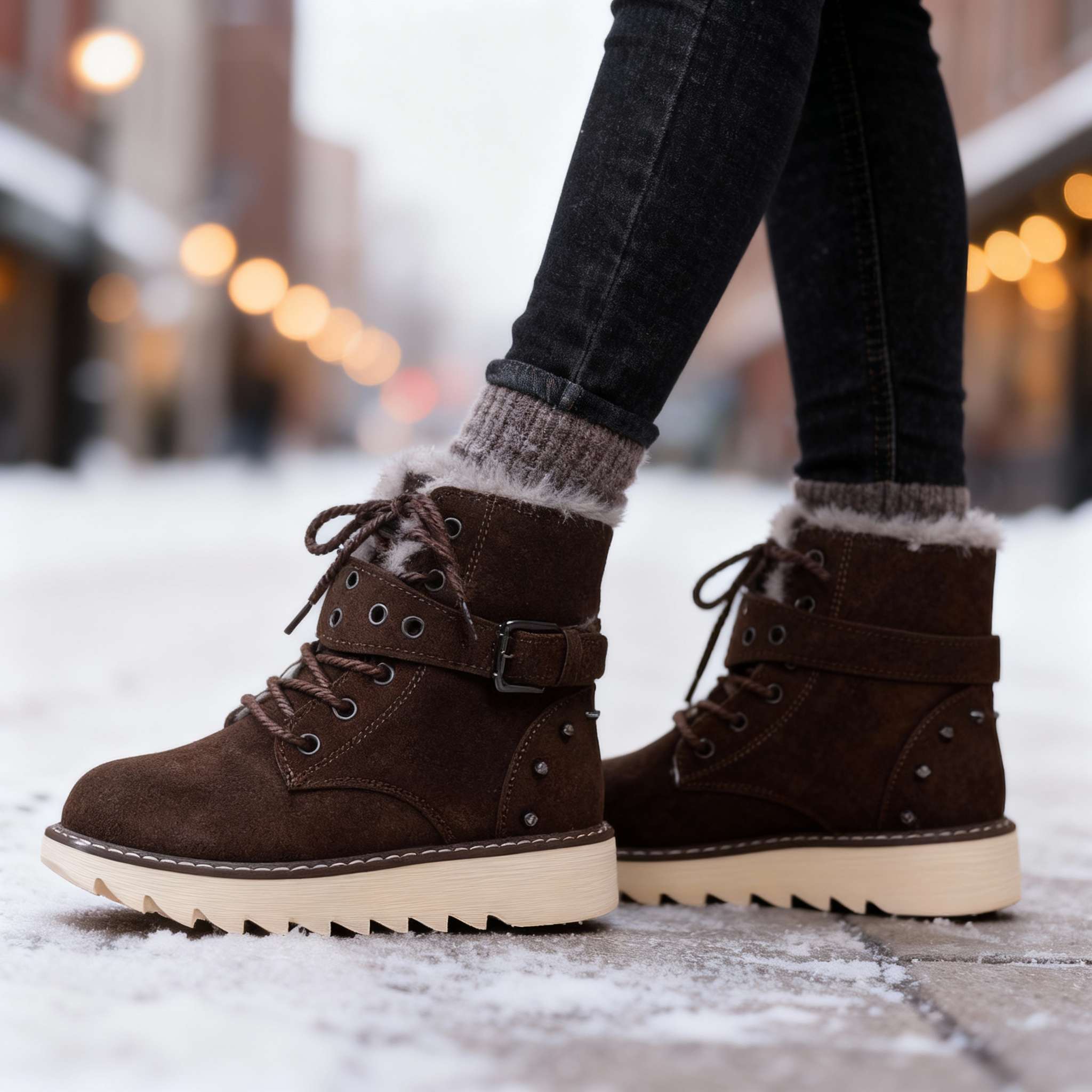Amanda Laced Winter Boots - Image 2