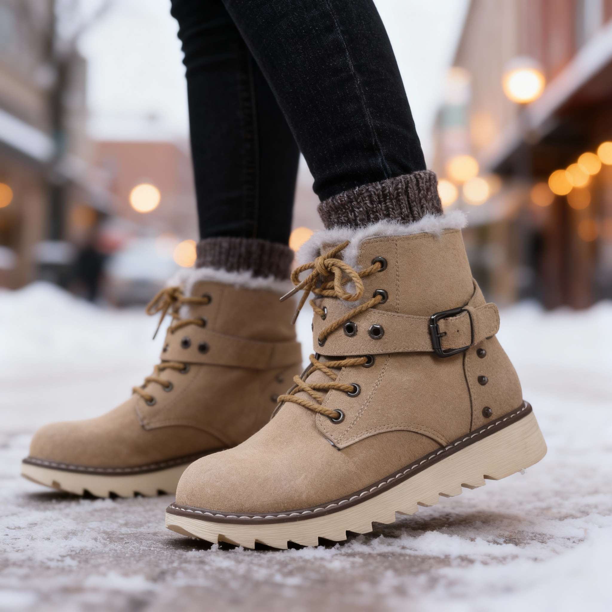 Amanda Laced Winter Boots - Image 3