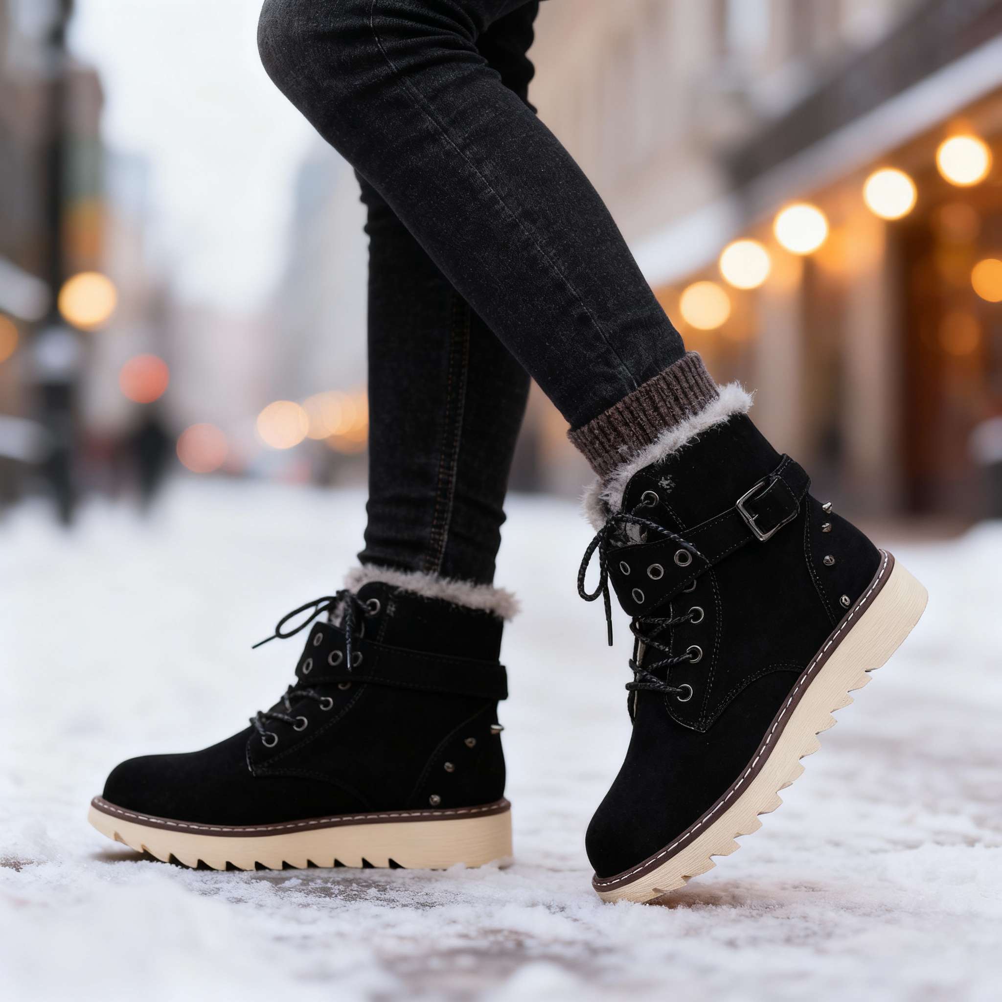 Amanda Laced Winter Boots - Image 4