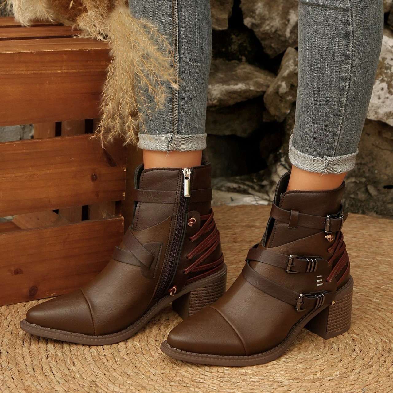 Delaney Buckle Boots - Image 2