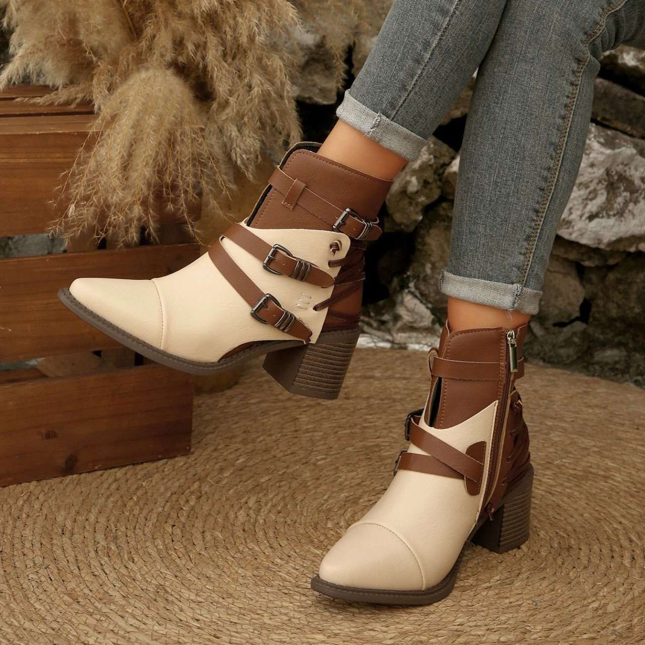 Delaney Buckle Boots - Image 3