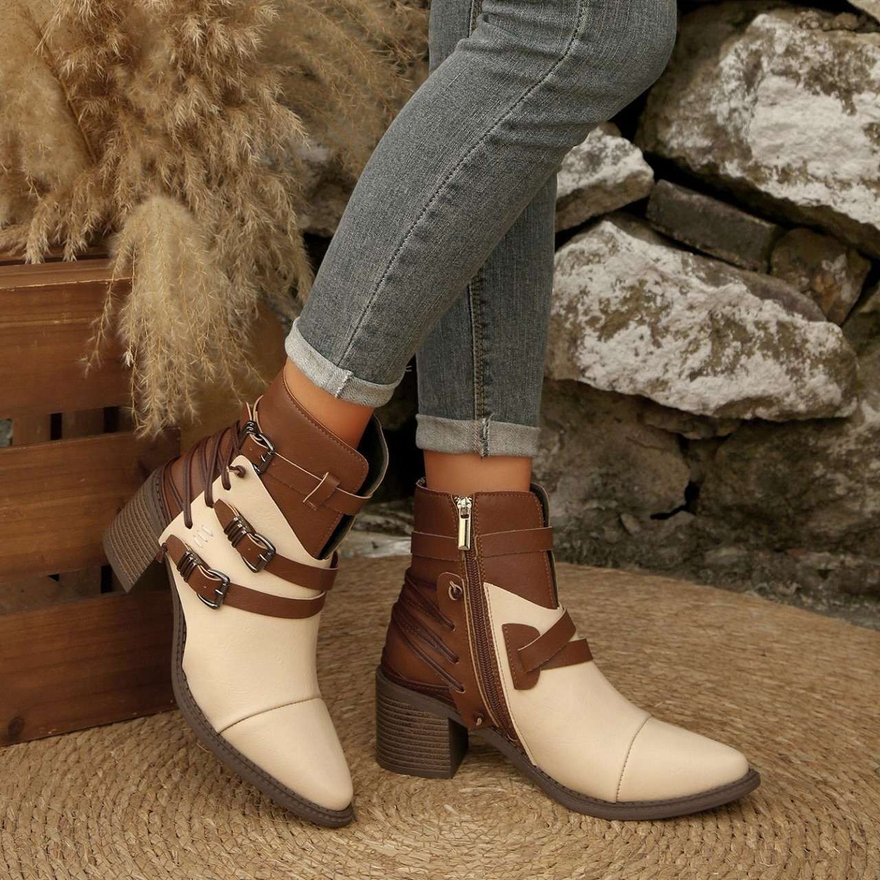 Delaney Buckle Boots - Image 5
