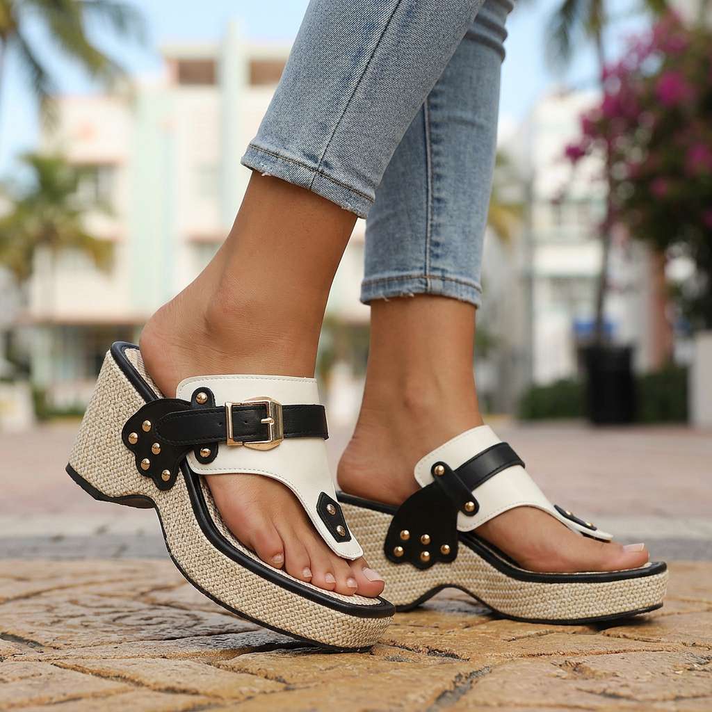Evelina Strap Slides - Image 6