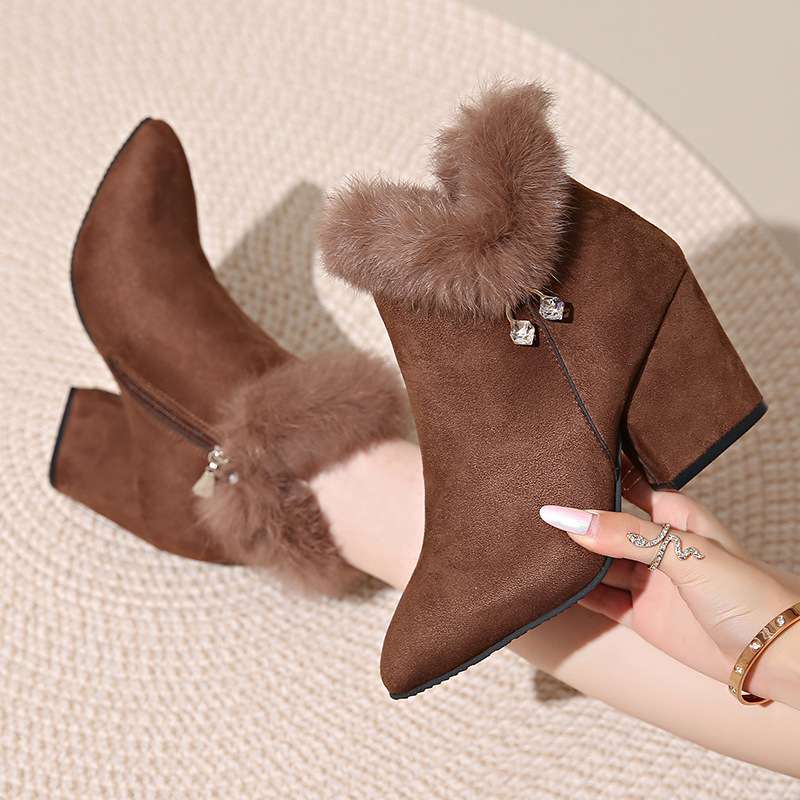 Evelyn Fuzzy Heels - Image 12
