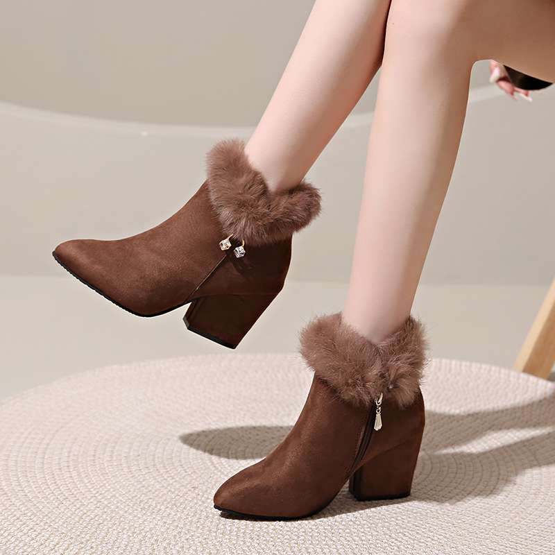 Evelyn Fuzzy Heels - Image 5
