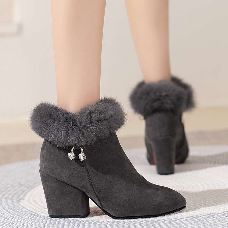 Evelyn Fuzzy Heels - Image 9