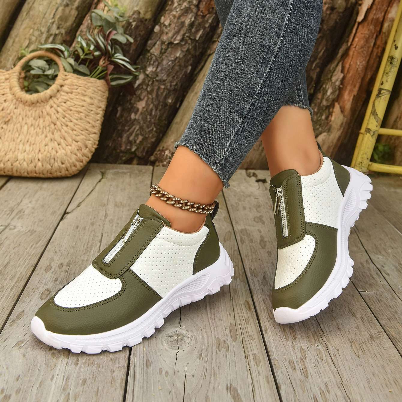 Kenzie Zip Sneakers