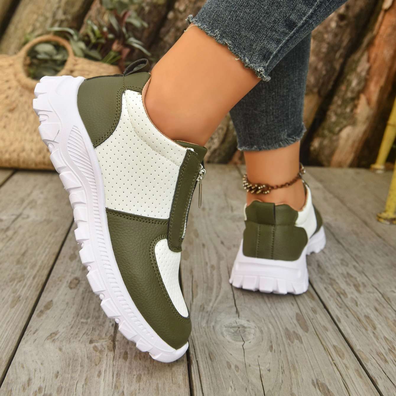 Kenzie Zip Sneakers - Image 10
