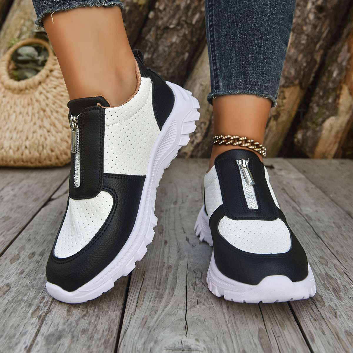 Kenzie Zip Sneakers - Image 2