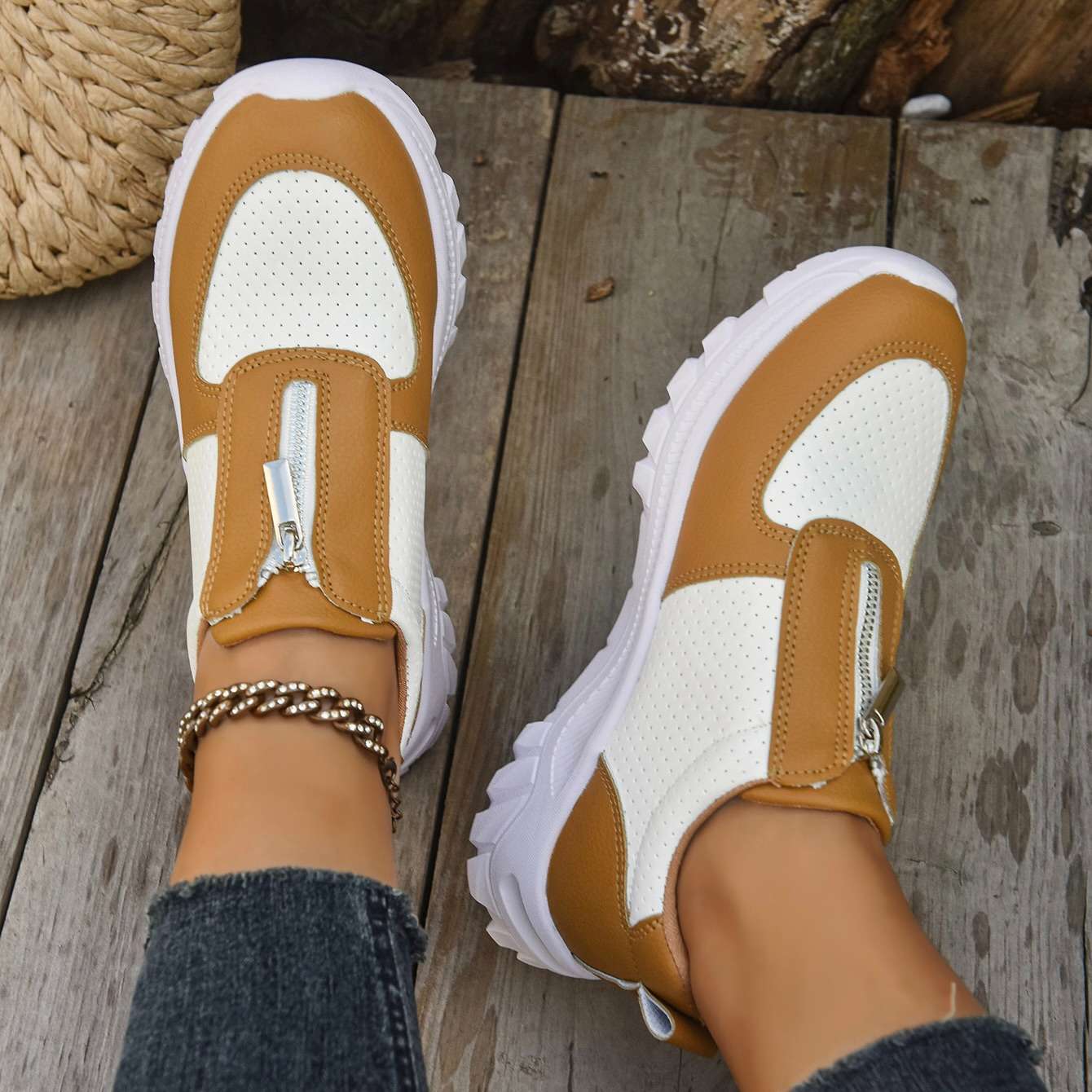 Kenzie Zip Sneakers - Image 3