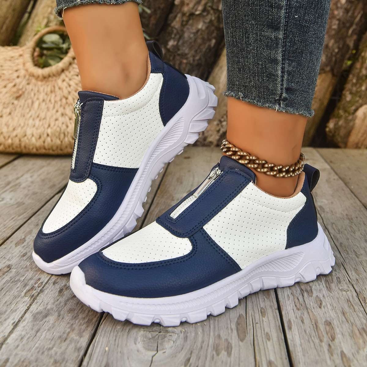 Kenzie Zip Sneakers - Image 4