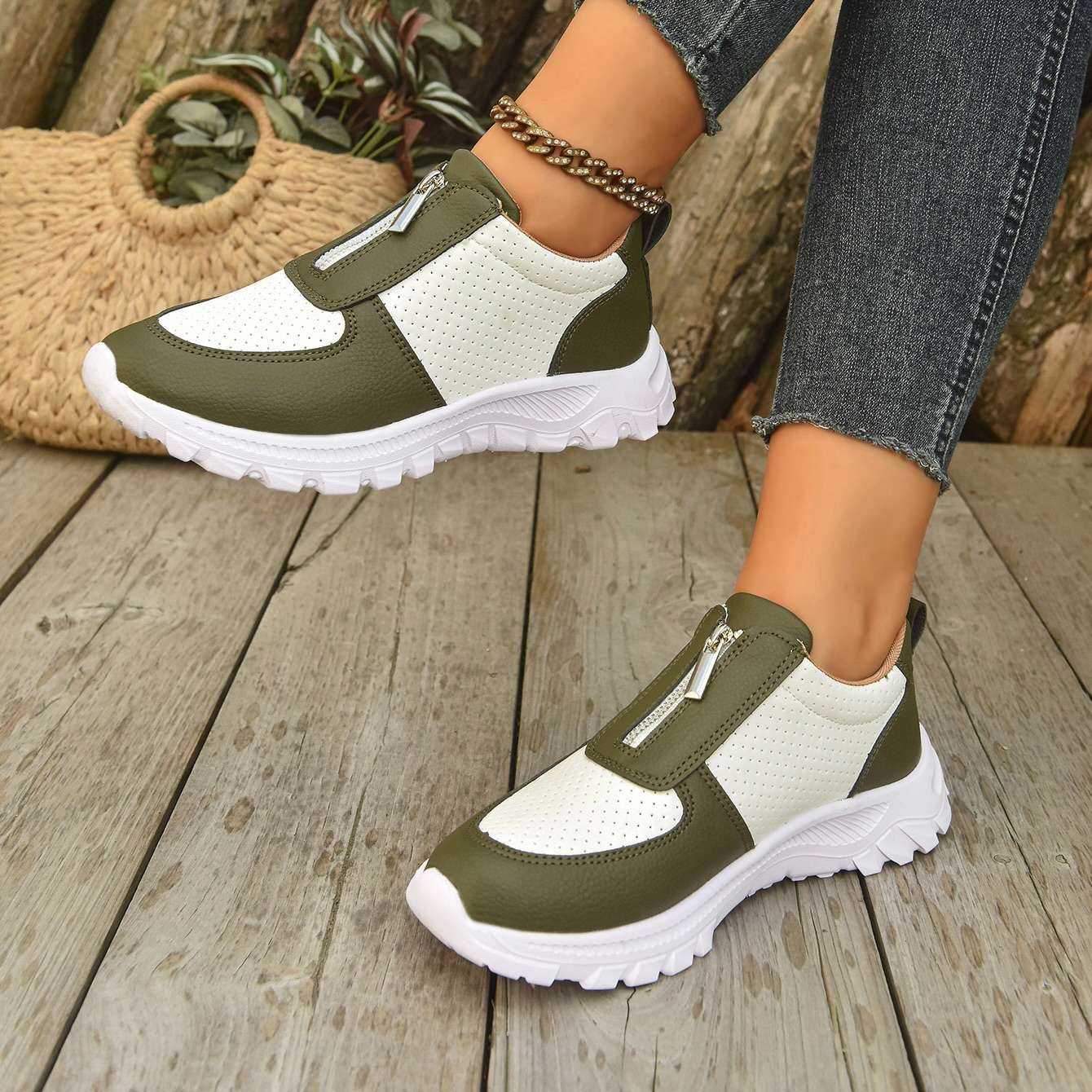 Kenzie Zip Sneakers - Image 5