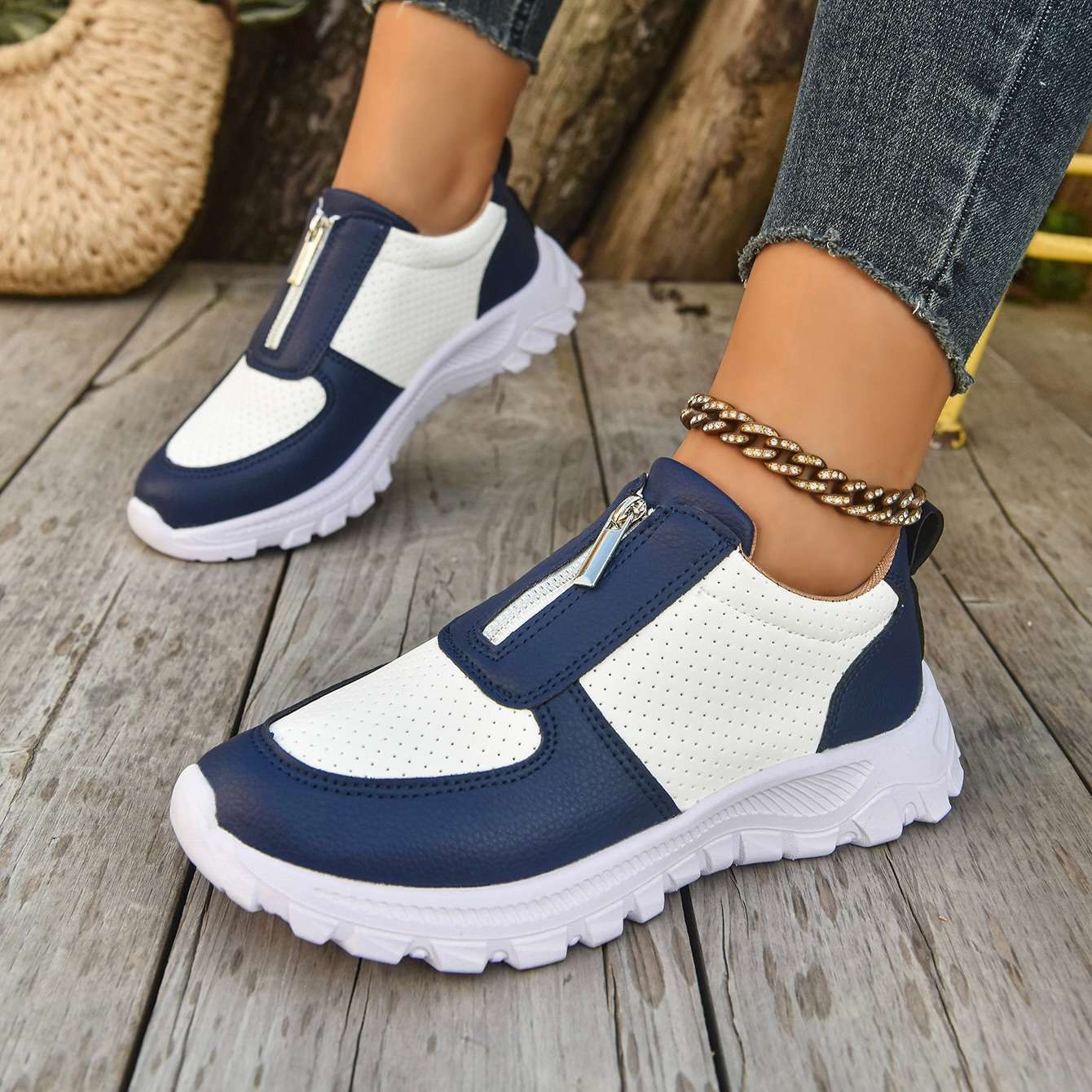 Kenzie Zip Sneakers - Image 8