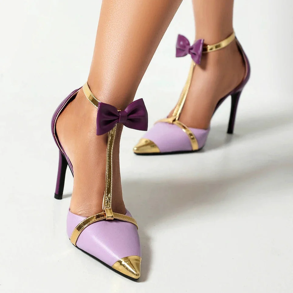Linzi Bow Tie Heels - Image 3