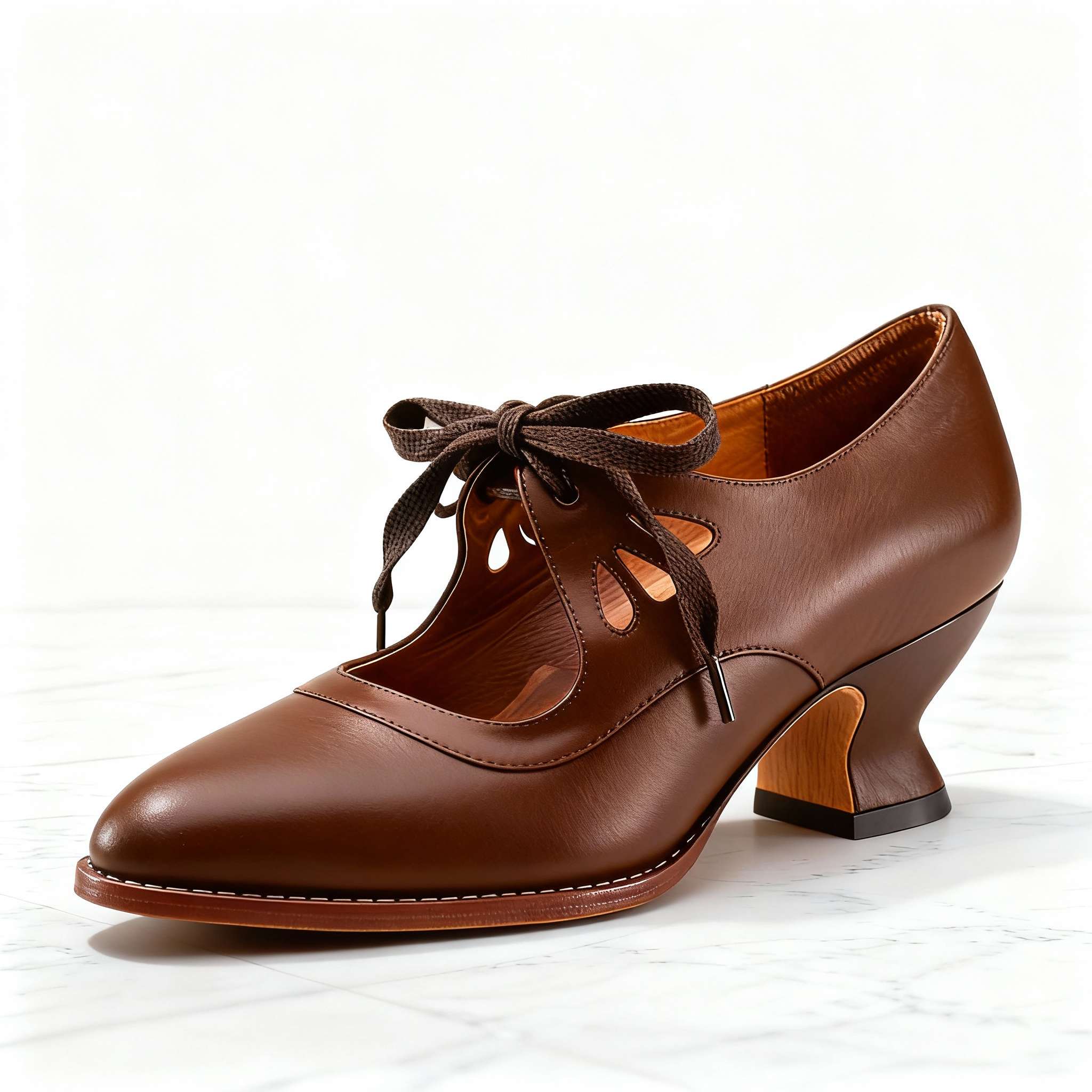 Madison Lace Up Heels - Image 4