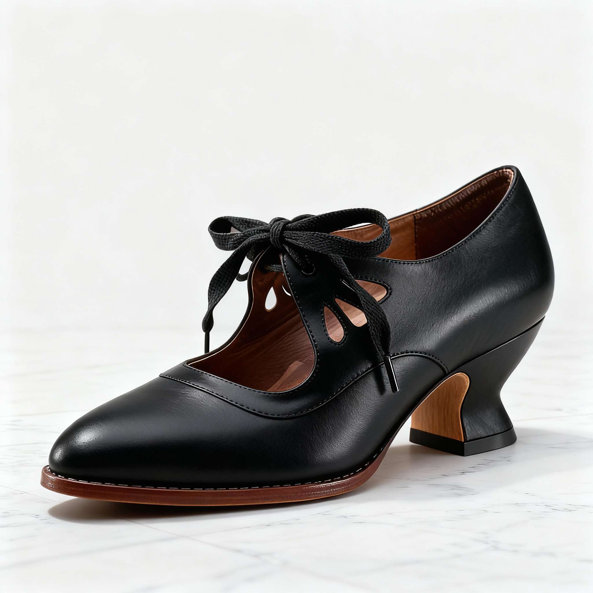 Madison Lace Up Heels - Image 5