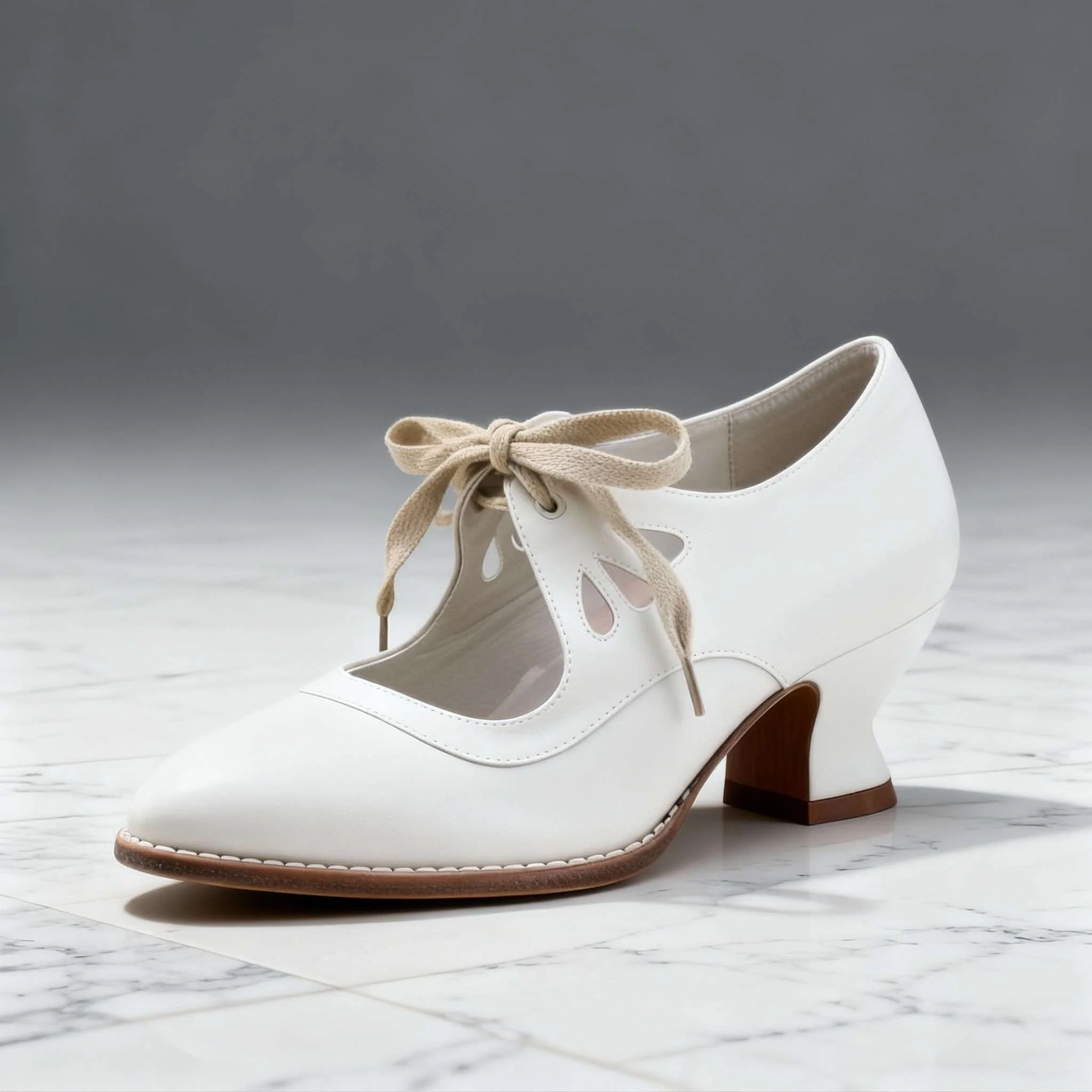 Madison Lace Up Heels - Image 6