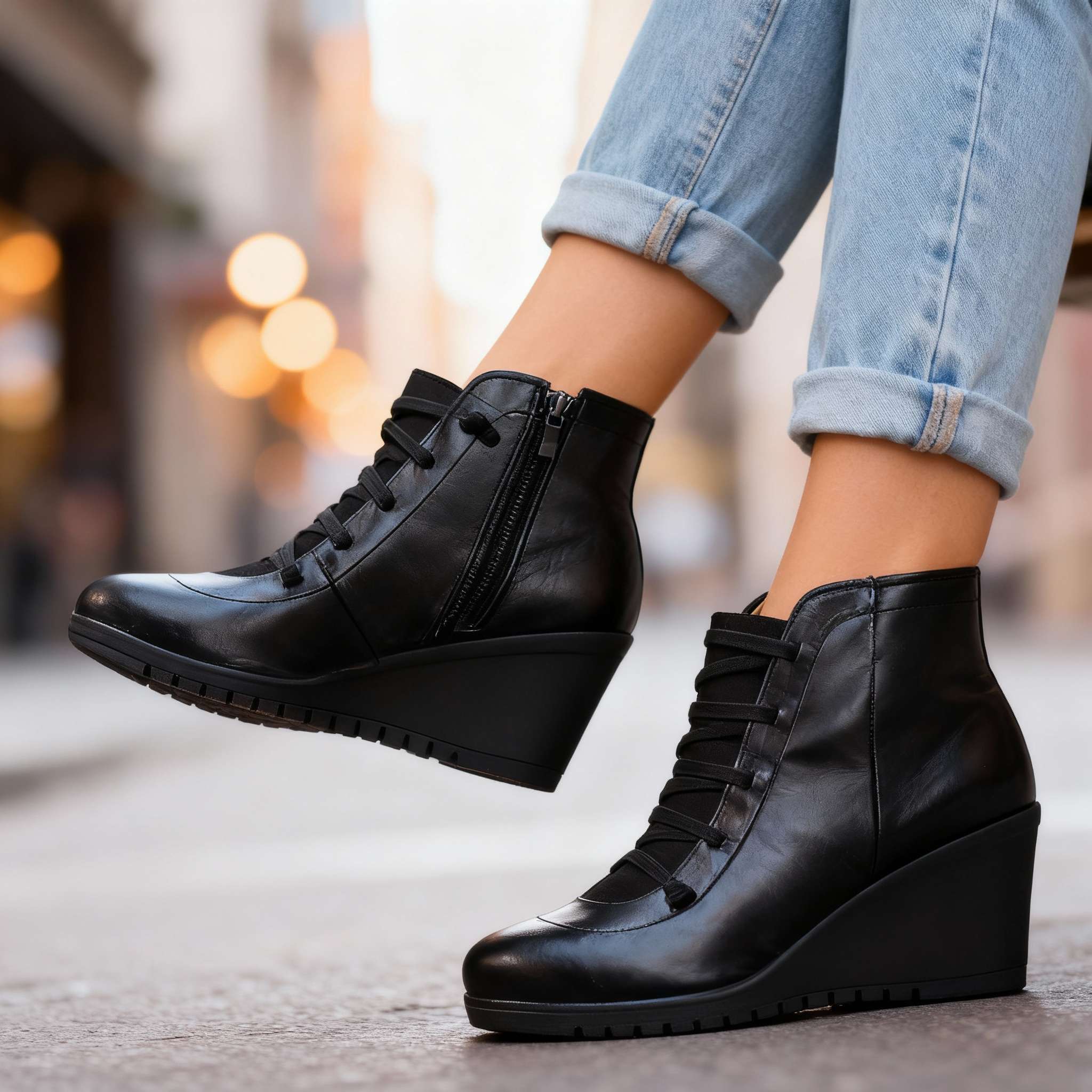Marvella Orthopedic Wedge Boots - Image 6