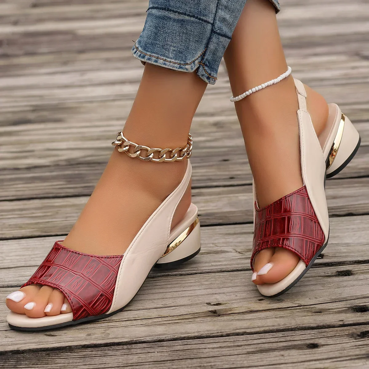 Ventina Mid Heels - Image 3